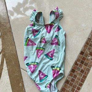 6 to 12m watermelon bathing suit